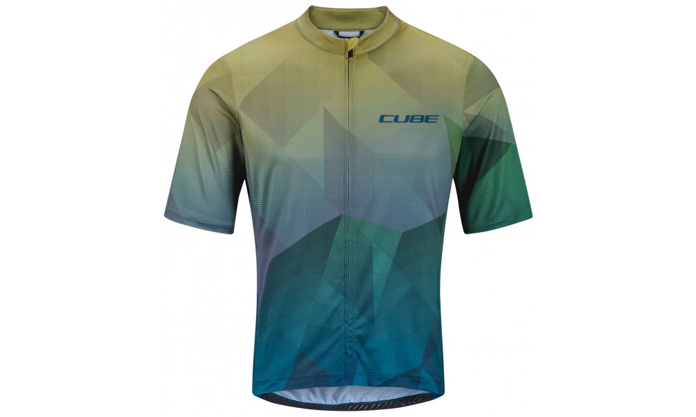 Dviratininko marškinėliai Cube CMPT Mountain S/S blue'n'purple - 1