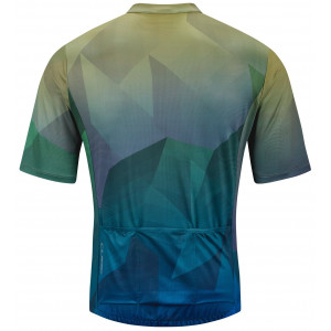 Dviratininko marškinėliai Cube CMPT Mountain S/S blue'n'purple