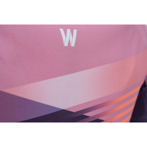 Dviratininko marškinėliai Cube Teamline WS Round Neck S/S violet'n'rose