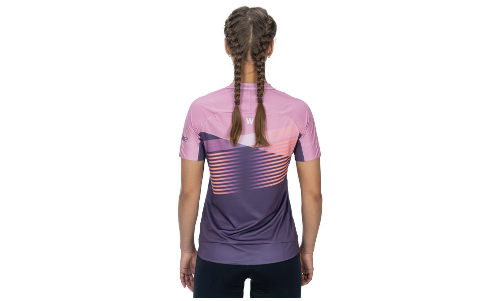 Dviratininko marškinėliai Cube Teamline WS Round Neck S/S violet'n'rose - 4