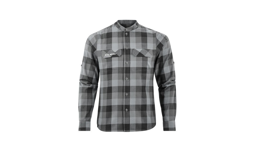 Marškiniai Cube Work L/S grey check - 1
