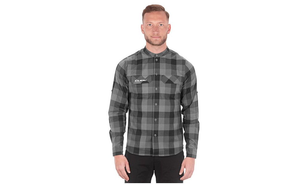 Marškiniai Cube Work L/S grey check - 5