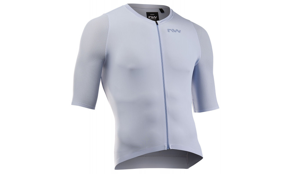 Dviratininko marškinėliai Northwave Extreme S/S ice grey - 1