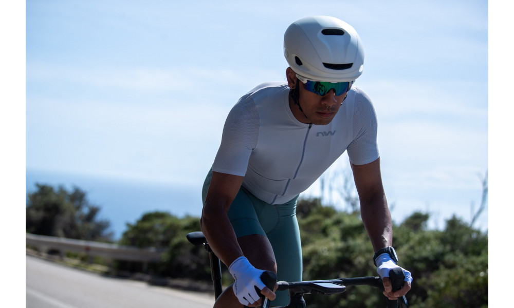 Dviratininko marškinėliai Northwave Extreme S/S ice grey - 4