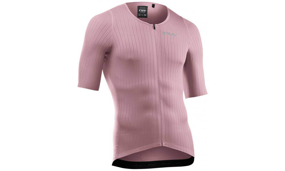 Dviratininko marškinėliai Northwave Extreme Ultralight S/S dusty malva - 1