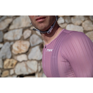 Dviratininko marškinėliai Northwave Extreme Ultralight S/S dusty malva