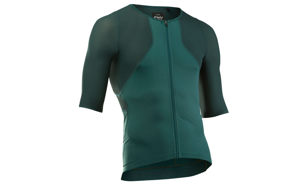 Dviratininko marškinėliai Northwave Extreme Rock S/S petrolium - 1
