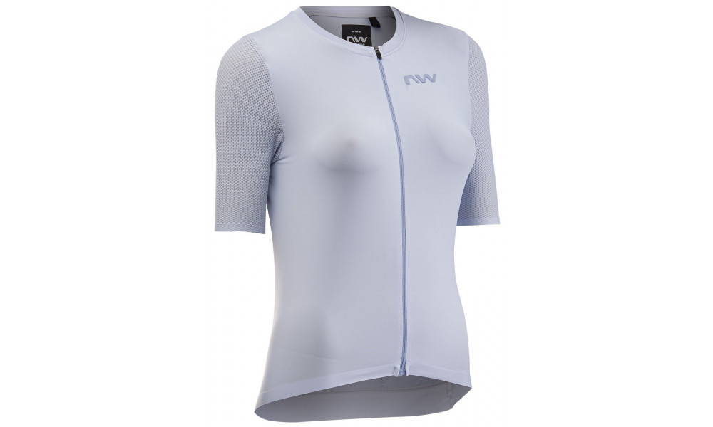 Dviratininko marškinėliai Northwave Extreme WMN S/S ice grey - 1