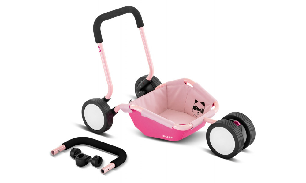 Balansinis dviratukas PUKY Traily retro-rose/pink - 1
