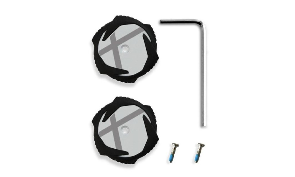 Batų raištelių varstymo ratukas Northwave SLW X-Dial white-black (2vnt.) 