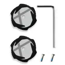 Batų raištelių varstymo ratukas Northwave SLW X-Dial white-black (2vnt.)