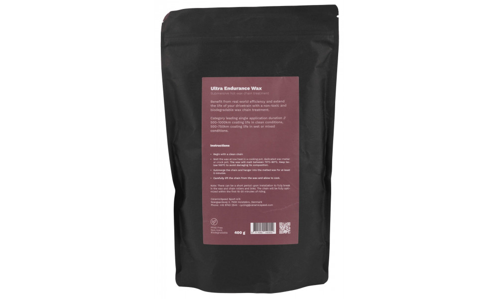 Grandinės vaškas CeramicSpeed UFO Ultra Endurance Wax 400g - 2
