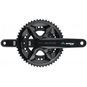 Priekinis žvaigždžių blokas su galios matuokliu INPEAK Twin2 Shimano 105 FC-R7100 52-36T