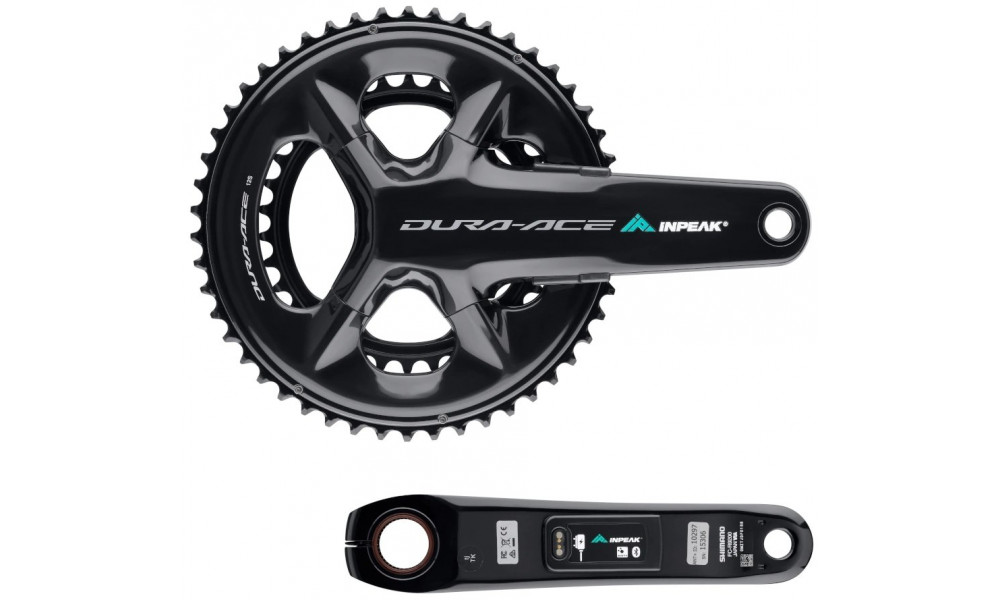 Priekinis žvaigždžių blokas su galios matuokliu INPEAK Twin2 Shimano Dura-Ace FC-R9200 52-36T - 6