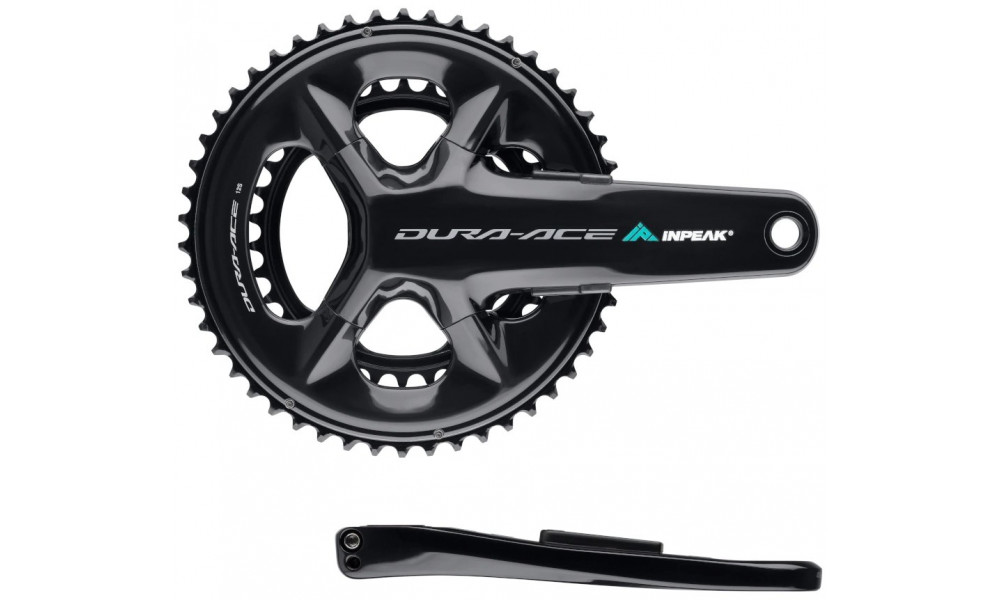 Priekinis žvaigždžių blokas su galios matuokliu INPEAK Twin2 Shimano Dura-Ace FC-R9200 52-36T - 7