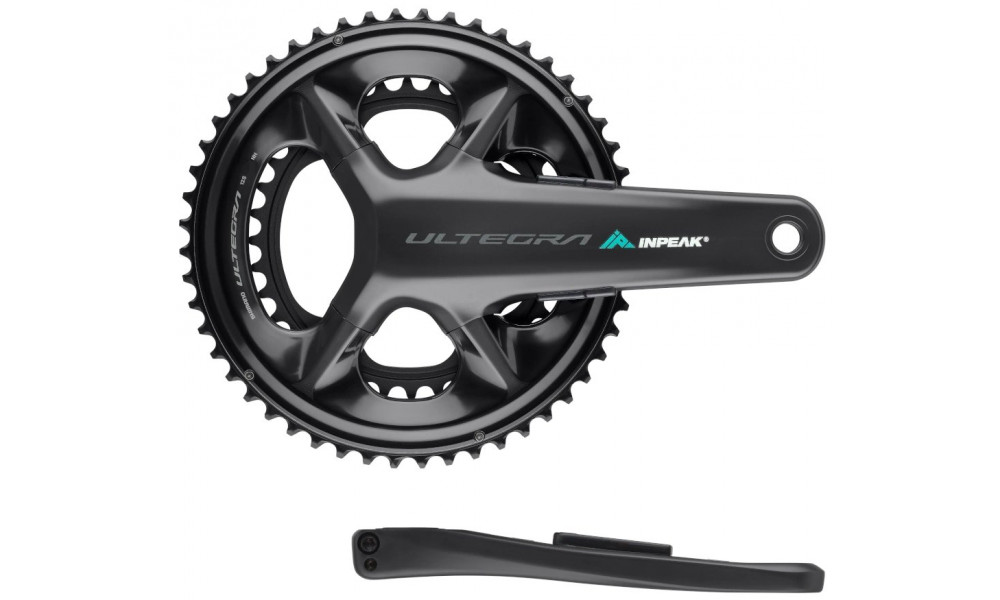 Priekinis žvaigždžių blokas su galios matuokliu INPEAK Twin2 Shimano Ultegra FC-R8100 50-34T - 7