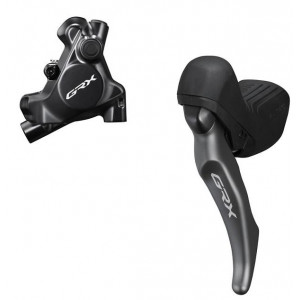 Diskiniai stabdžiai priekiniai Shimano GRX ST-RX820-LA + BR-RX820 (F) J-Kit flat mount