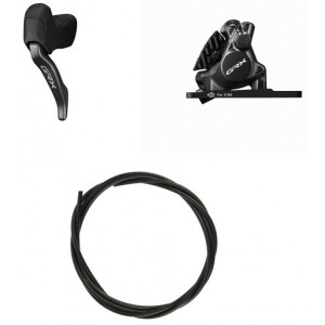 Diskiniai stabdžiai priekiniai Shimano GRX BL-RX825 (L) + BR-RX820 (F) J-Kit flat mount