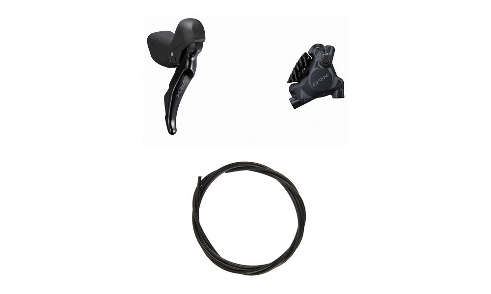 Diskiniai stabdžiai galiniai Shimano GRX ST-RX400 (R) + BR-RX410 (R) J-Kit flat 2x10-speed 