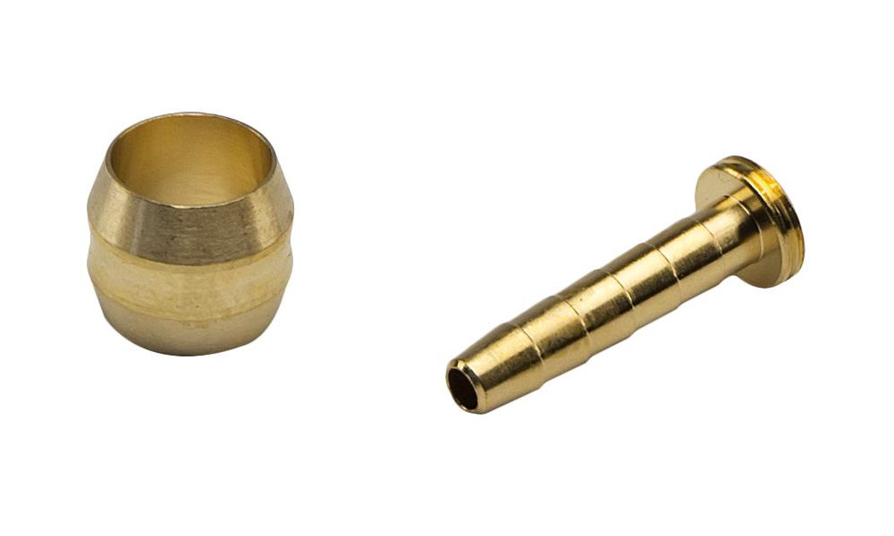 Diskinių stabdžių žarnelės tvirtinimo elementai Shimano SM-BH59 olive and insert 