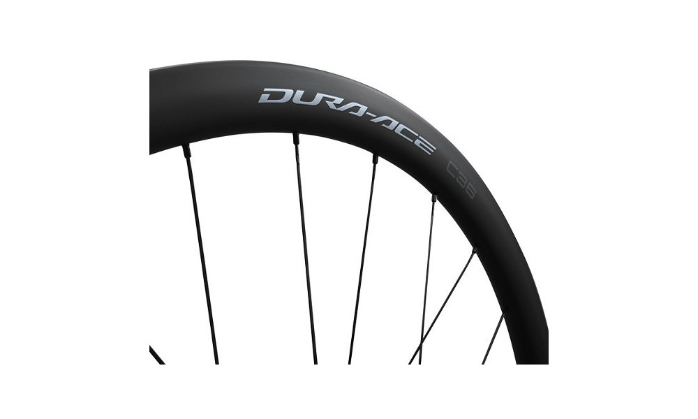 Priekinis ratas 28" Shimano DURA-ACE WH-R9270-C36-TL Carbon 12mm E-Thru Disc CL - 2