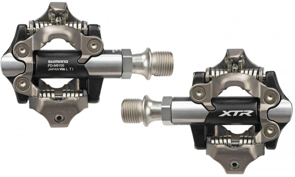 Pedalai Shimano XTR PD-M9100 SPD + SM-SH51 -3mm 