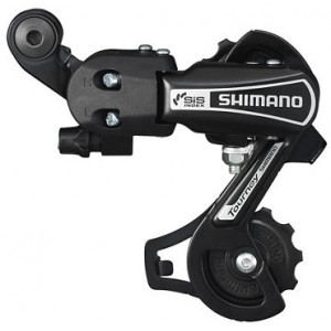 Galinis pavarų perjungėjas Shimano Tourney RD-TY21 Adapter 6-speed black