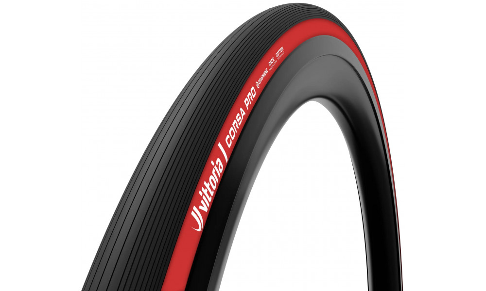 Padanga 28" Vittoria Corsa PRO G2.0 TLR 700x28c / 28-622 red-black - 1