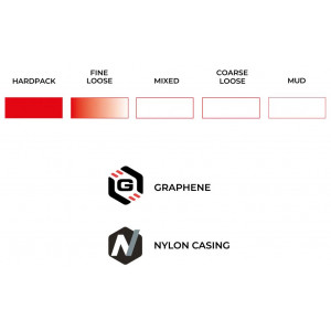 Padanga 28" Vittoria Terreno T10 Hardpack G2.0 TLR Fold 700x32c / 32-622 black