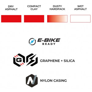 Padanga 20" Vittoria Veloce BMX 20x1.90 G2.0 Fold 20x1.90 / 48-406 black