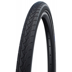 Padanga 28" Schwalbe Marathon Plus HS 348 Perf Wired 47-622 / 28x1.75 Black-Reflex