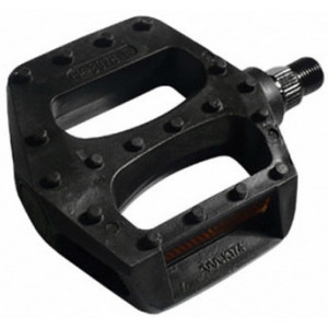 Pedalai Azimut BMX Pin plastikiniai 9/16" su guoliais ir atšvaitais (1016)