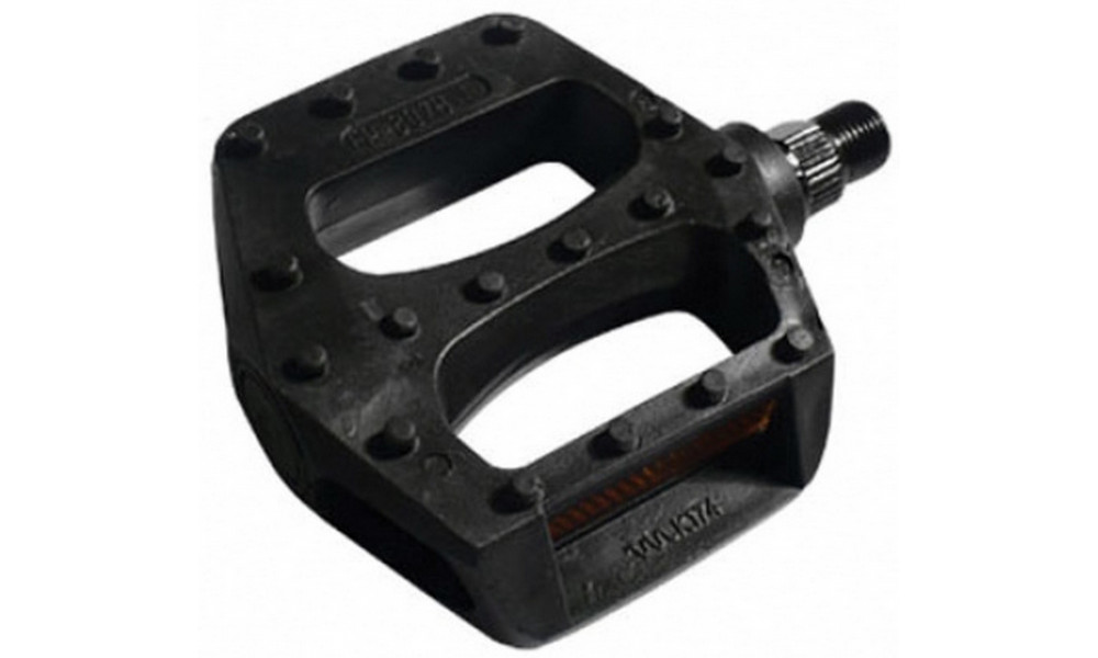 Pedalai Azimut BMX Pin plastikiniai 9/16" su guoliais ir atšvaitais (1016) 