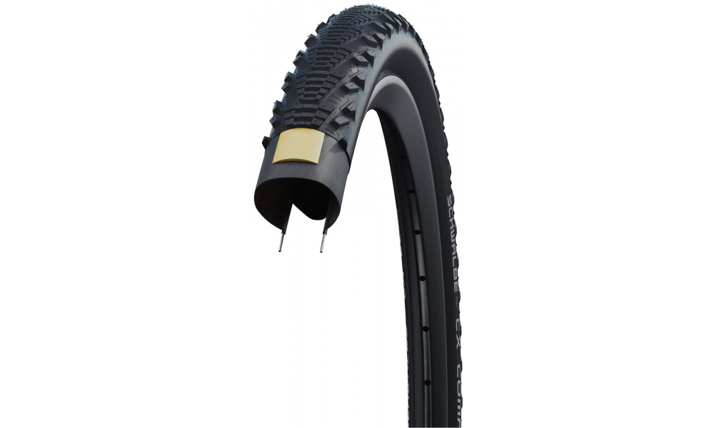 Padanga 26" Schwalbe CX Comp HS 369, Active Wired 50-559 / 26x2.00 Black - 2
