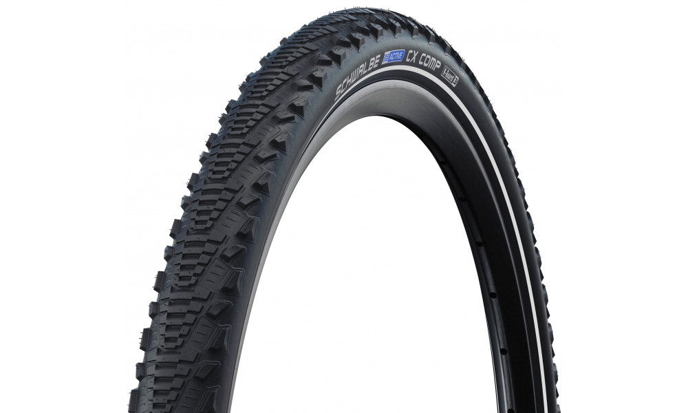 Padanga 28" Schwalbe CX Comp HS 369 Active Wired 40-622 / 28x1.50 Black-Reflex - 1