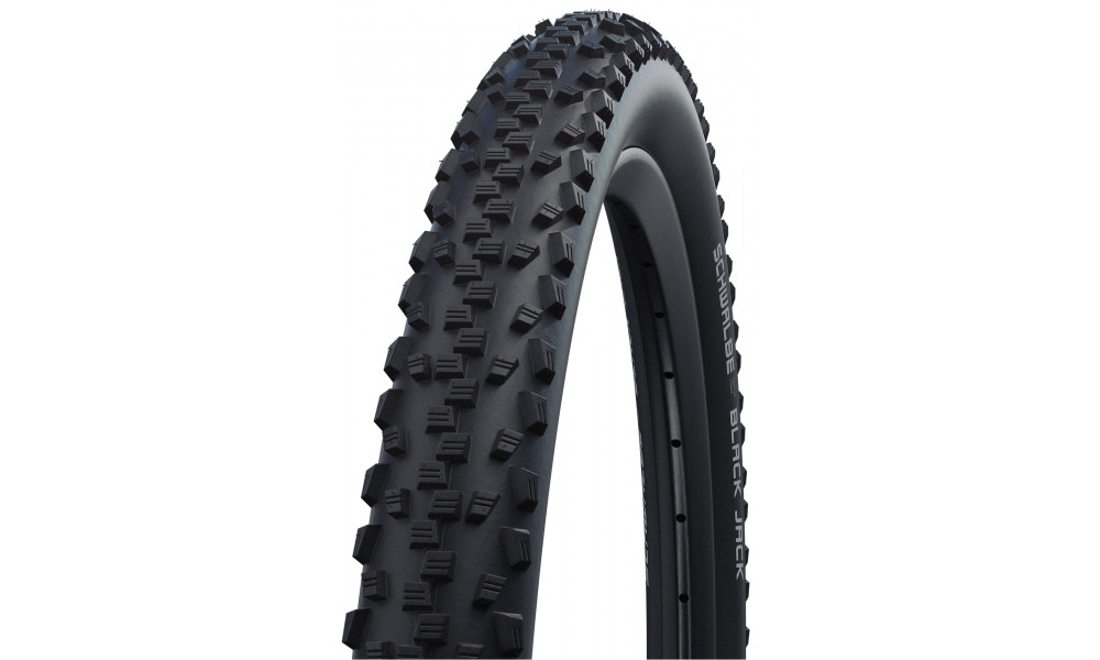 Padanga 20" Schwalbe Black Jack HS 407, Active Wired 47-406 Black - 1