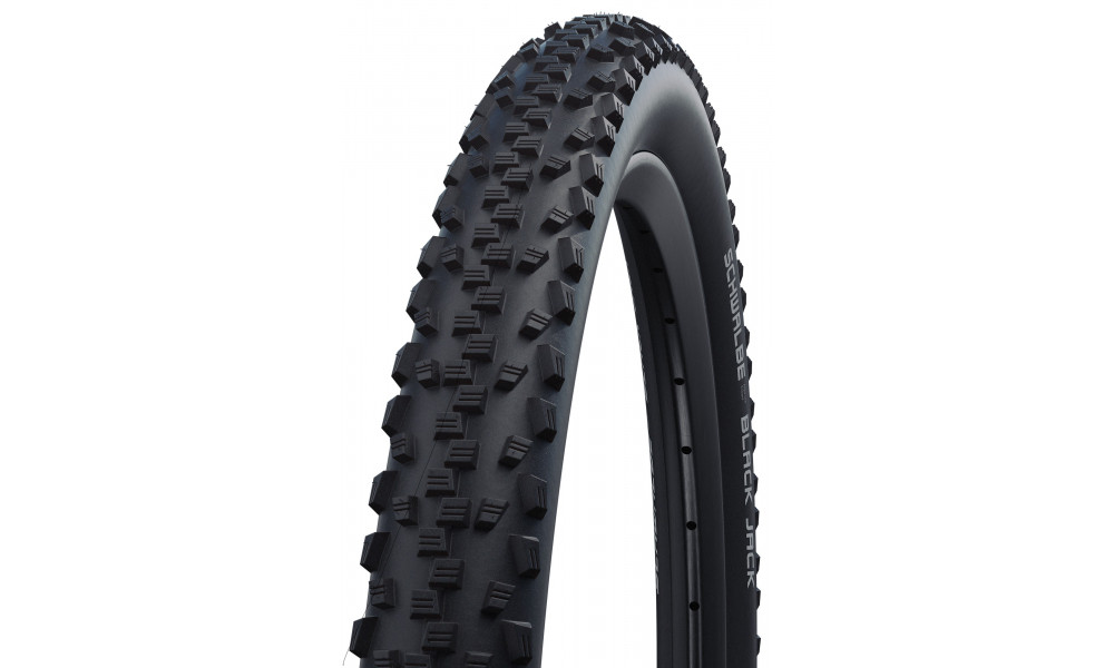 Padanga 26" Schwalbe Black Jack HS 407 Active Wired 47-559 / 26x1.75 Black - 1