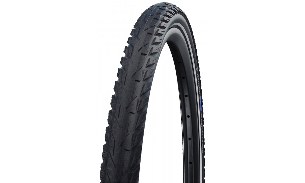 Padanga 28" Schwalbe Silento HS 421, Active Wired 42-622 / 28x1.60 Black-Reflex - 1
