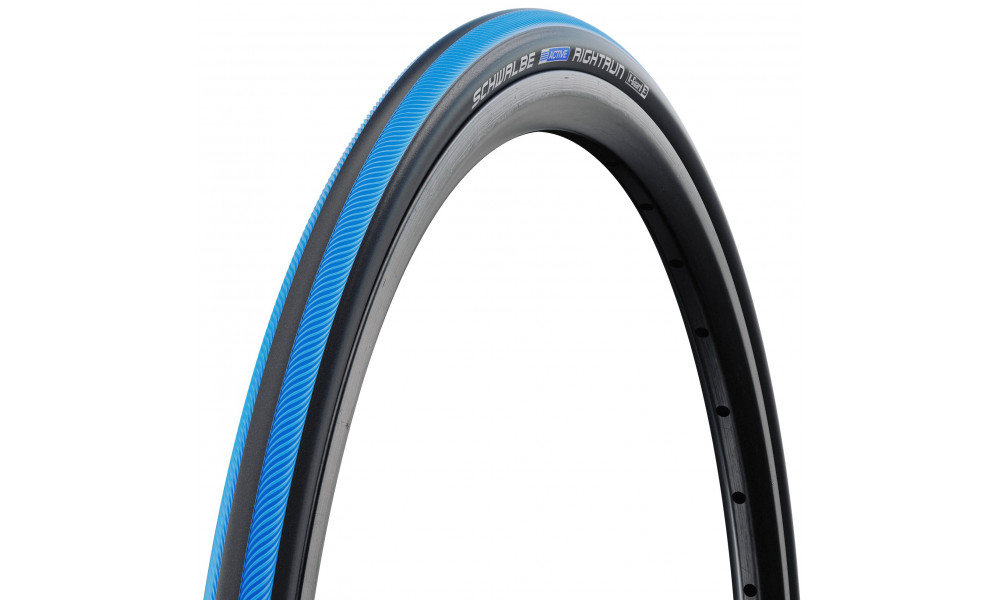 Padanga 24" Schwalbe Rightrun HS 387 Active Wired 25-540 Blue 