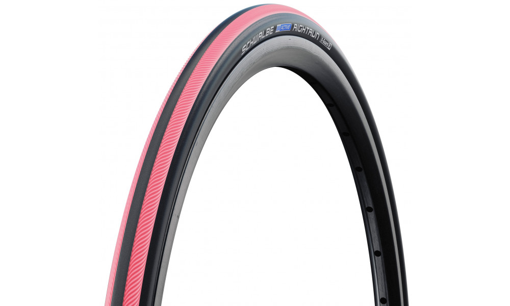 Padanga 24" Schwalbe Rightrun HS 387, Active Wired 25-540 Red 