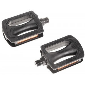 Pedalai Azimut vaikiški Flat plastic 9/16" su guoliais ir atšvaitais (1007w)