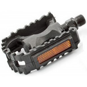 Pedalai vaikiški grip plastic 9/16" su guoliais ir atšvaitais (1027)