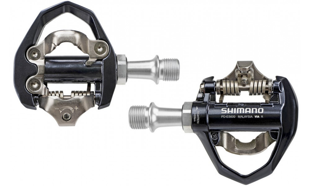 Pedalai Shimano Road/Fitness/Gravel PD-ES600 SPD + SM-SH51 - 2