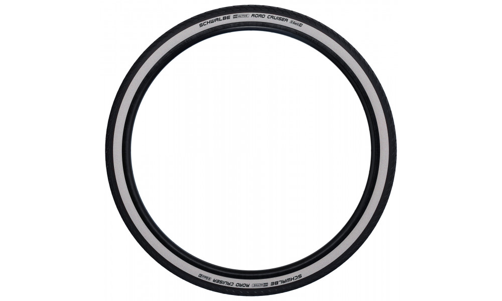 Padanga 28" Schwalbe Road Cruiser HS 484 Active Wired 42-622 / 28x1.60 GreenCompound Whitewall - 2