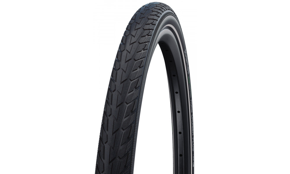 Padanga 28" Schwalbe Road Cruiser Plus HS 484 Active Wired 37-622 / 28x1.40 GreenCompound Reflex - 1