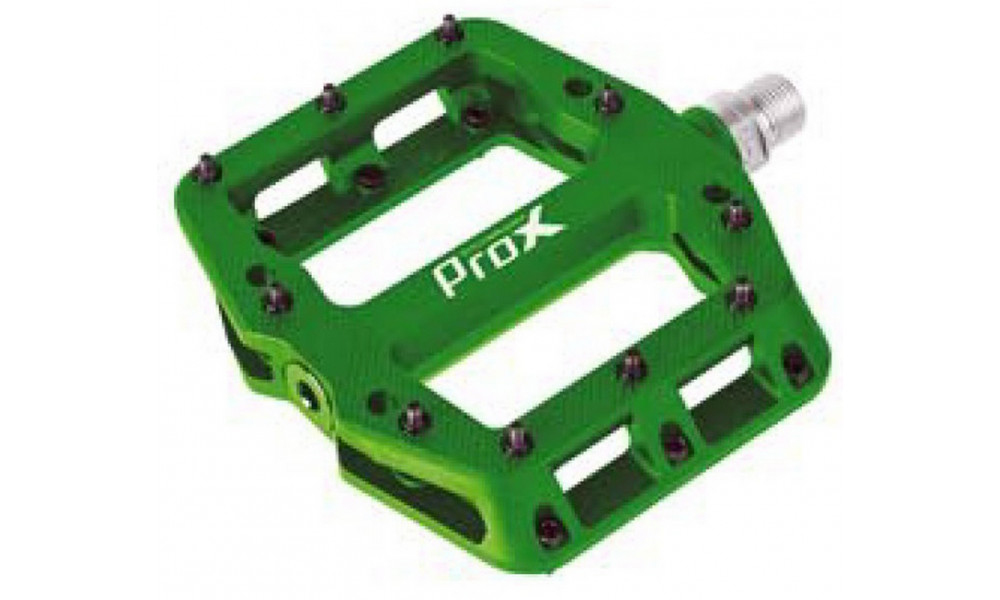 Pedalai ProX Base Pro 26 plastic Pins axle Cr-Mo green - 1