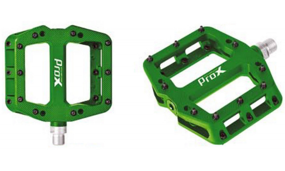 Pedalai ProX Base Pro 26 plastic Pins axle Cr-Mo green - 2
