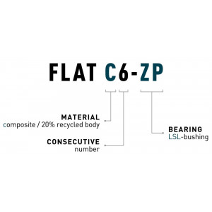 Pedalai ACID Flat C6-ZP plastic black