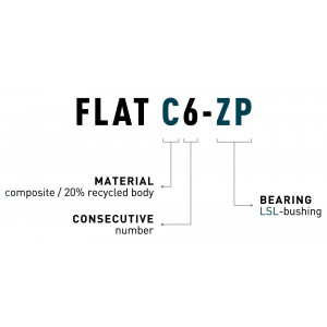 Pedalai ACID Flat C6-ZP plastic orange