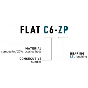 Pedalai ACID Flat C6-ZP plastic pink